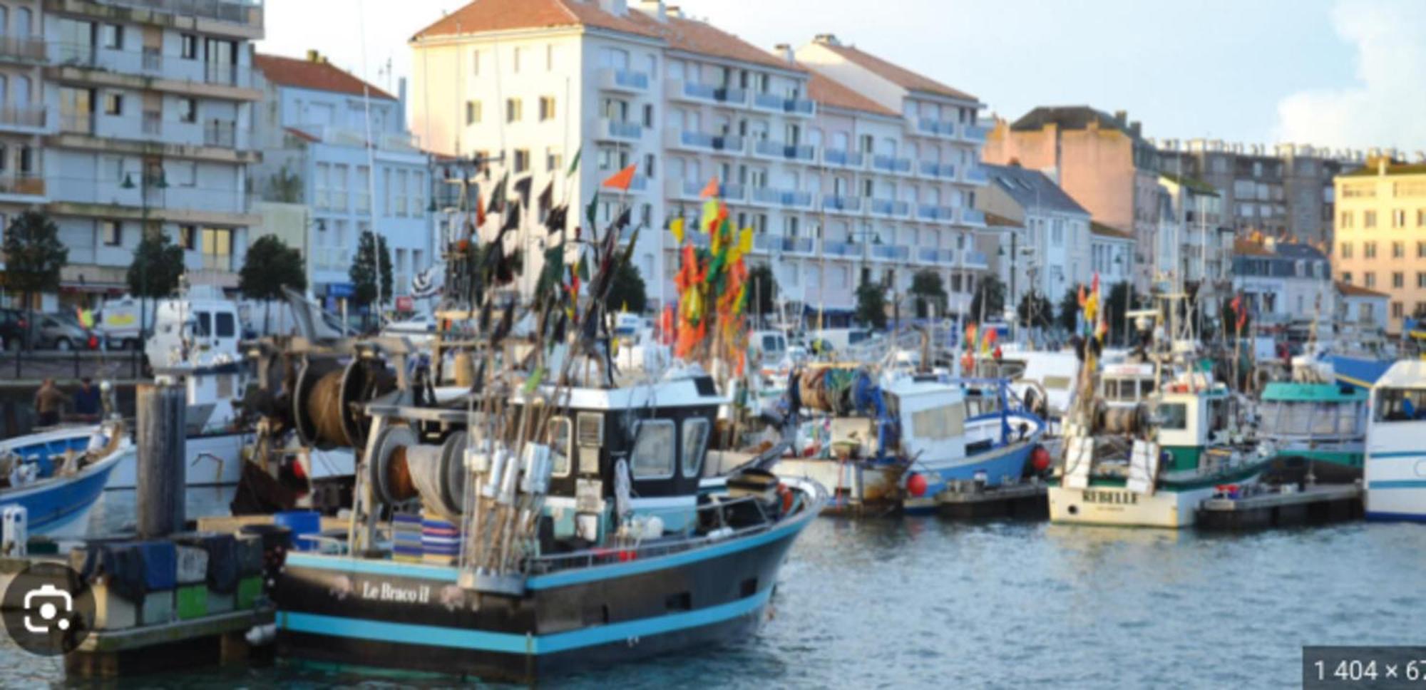 Pretty And Bright Studio With View On The Harbor Les Sables-dʼOlonne Buitenkant foto